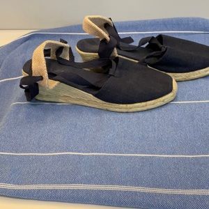 EUC Navy Espadrilles